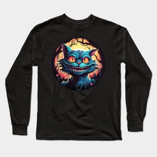 Anime Cheshire Cat Alice in Wonderland Long Sleeve T-Shirt